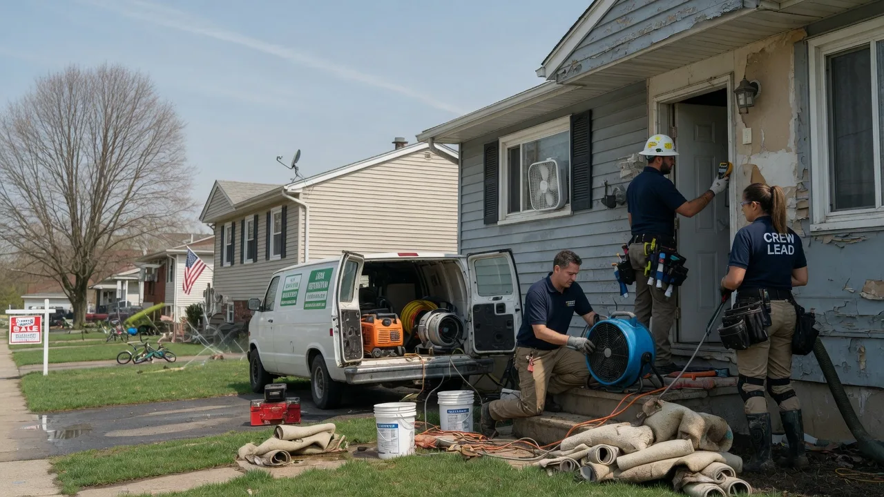 Flood Cleanup in Danbury, TX near me